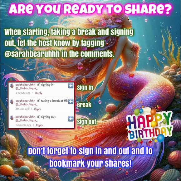 EVENT OVER! If you didn’t complete ur shares time is up! TY ALL 4 EVERYTHING! 💕 - Picture 4 of 7